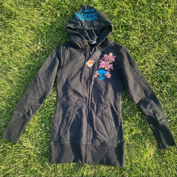 Ed hardy zip up hoodie - Picture 2 of 3